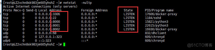 Linux之①如何查看某个端口号被占用？②如何根据端口号查询哪个服务占用？③如何根据端口号查看进程PID？（根据应用的端口号查看应用的进_端口号