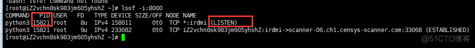 Linux之①如何查看某个端口号被占用？②如何根据端口号查询哪个服务占用？③如何根据端口号查看进程PID？（根据应用的端口号查看应用的进_端口号_02