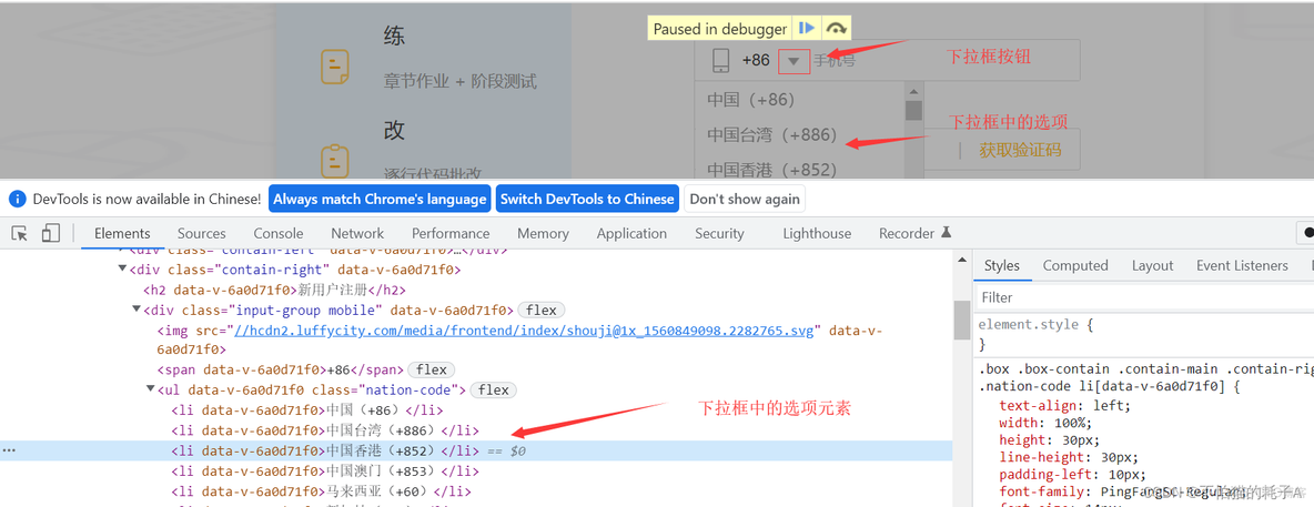 selenium工具操作web页面中的下拉框元素_select标签_03