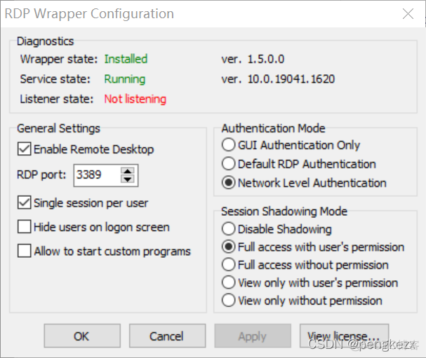 (转载)通过Windows10家庭版开启远程桌面-工具RDP Wrapper_批处理文件_02