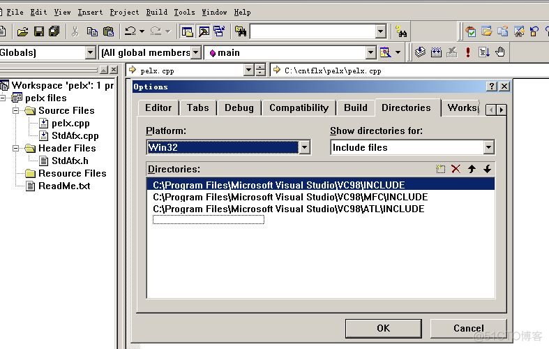 Windows XP 环境下在安装了VC6.0使用bat批处理的形式命令行编译链接生成exe文件_命令行