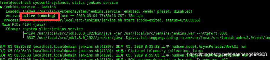 三、Centos 7 Linux创建Jenkins启动脚本以及开机启动服务_java