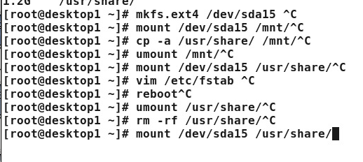 Linux磁盘空间容量不够-通过新增磁盘-挂载原磁盘_重启