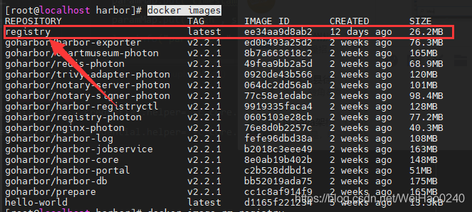 搭建Docker私有仓库Harbor安装_远程仓库_10