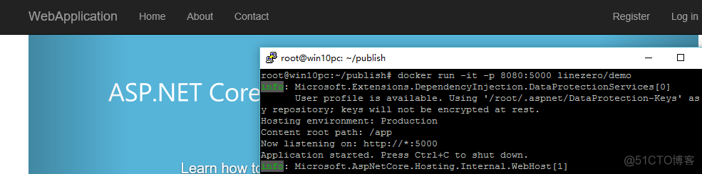 ASP.NET Core开发-Docker部署运行_ASP.NET Core Web_05