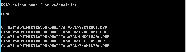 用sqlplus为oracle创建用户和表空间_sql_03