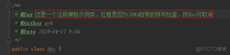 IDEA模板注释及相关快捷键设置_ide_03