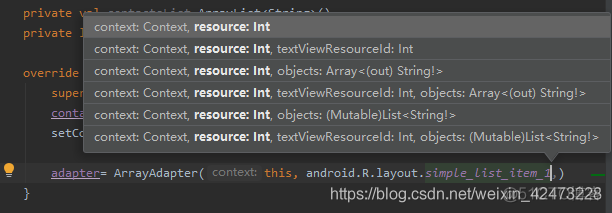 【AndroidStudio】Coding时的参数提示快捷键_快捷键