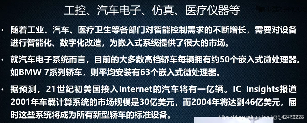 慕课嵌入式系统(第一章.应用领域和发展趋势)_应用领域_04