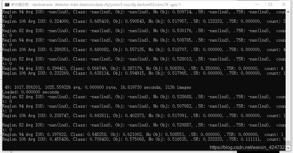 Yolov3基于Windows系统训练及测试(二.训练及测试篇二)_权重_03
