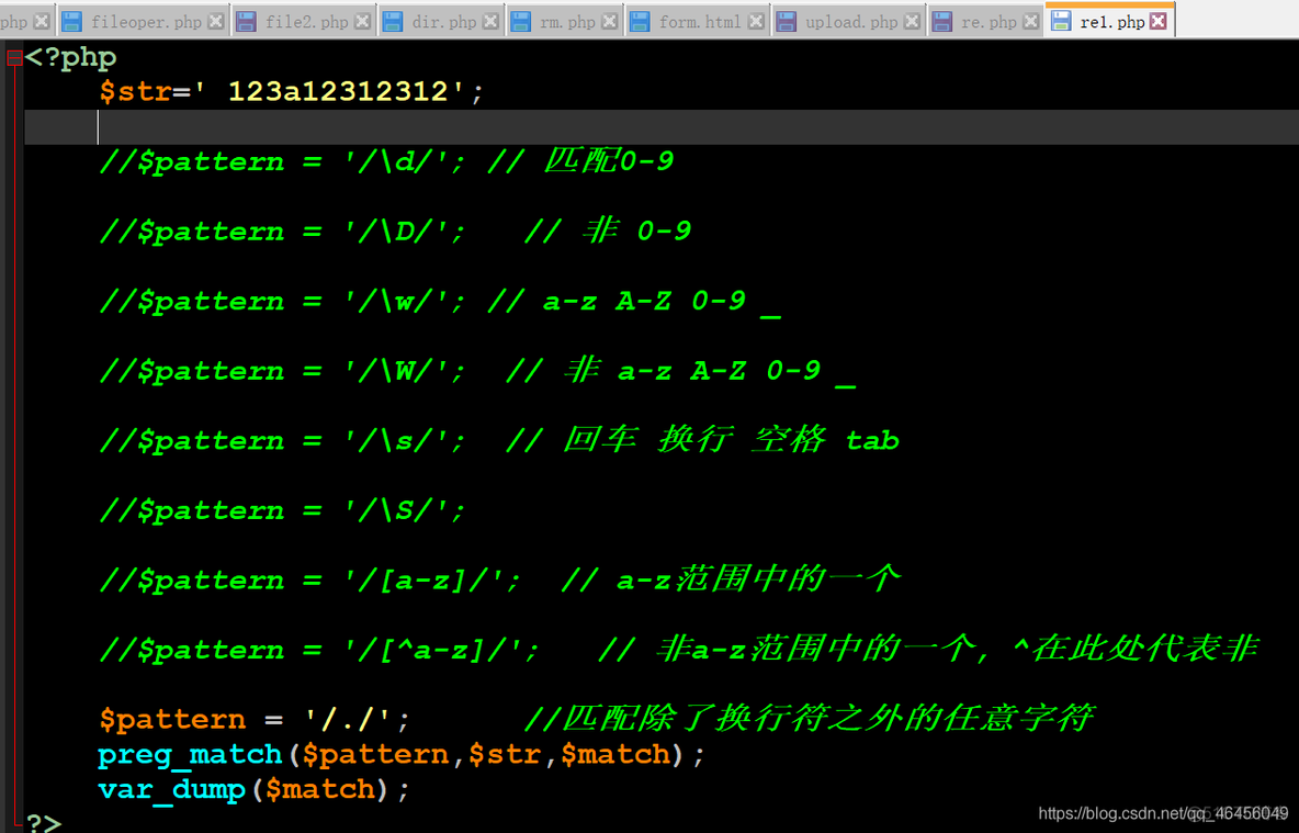 php(正则匹配)_空白符_06