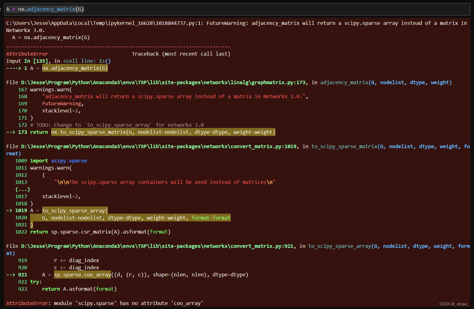 Python Install Module Networkx