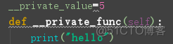 Python私有变量与私有方法_开发语言