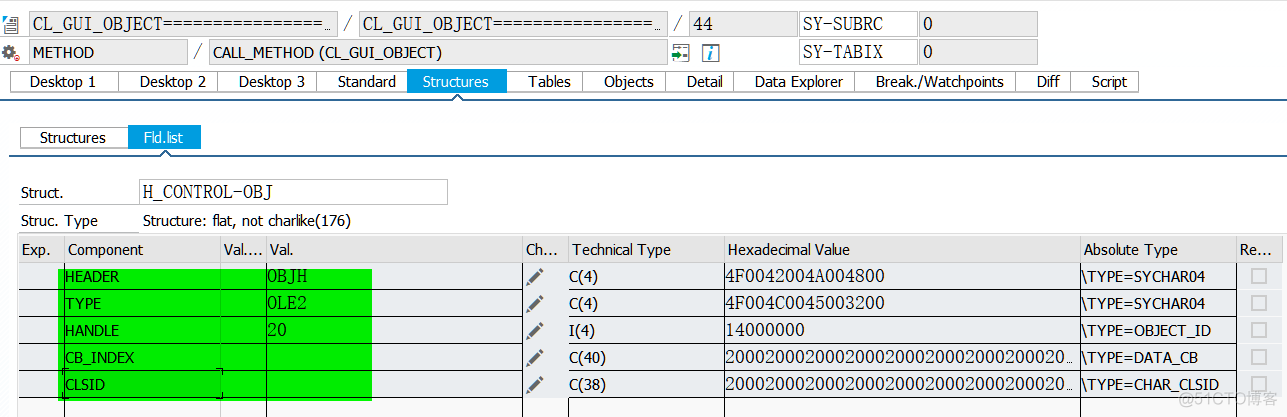 SAP ABAP 解析 excel 文件的函数 TEXT_CONVERT_XLS_TO_SAP 单步执行分析_数据_13