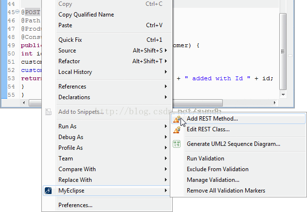 MyEclipse rest webservice 使用_rest_14