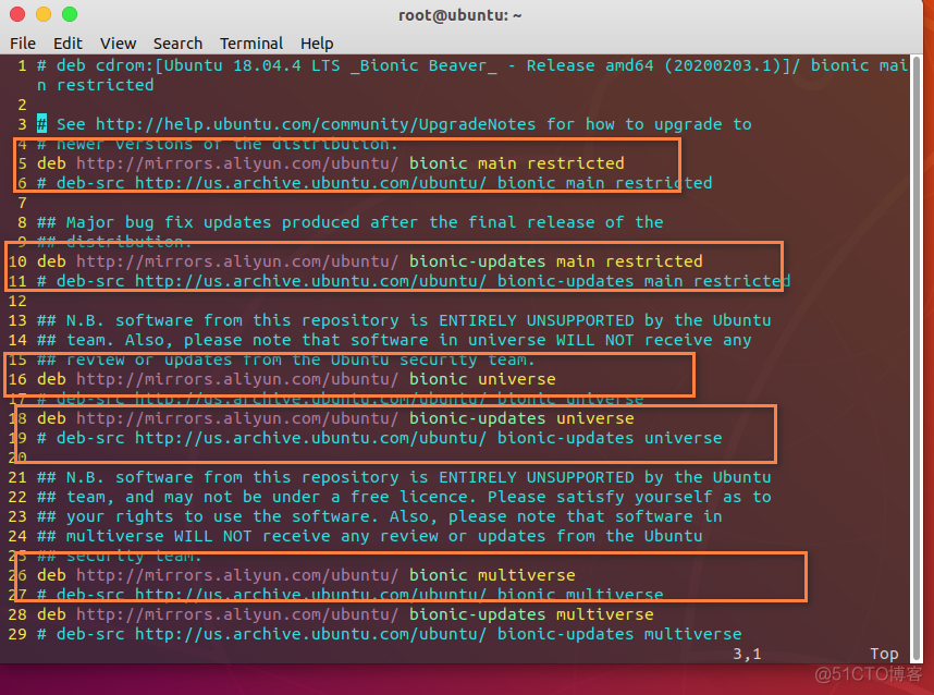 Ubuntu软件更新更换源_服务发现_05