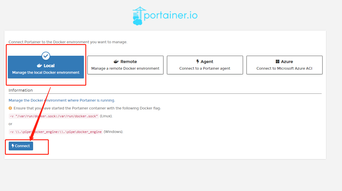 手把手教你 安装Dokcer图形化管理工具Portainer_图形化_04