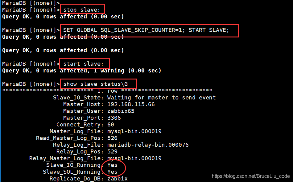 MySQL数据同步，出现Slave_SQL_Running：no和slave_io_running：no问题的解决方法_mysql_02