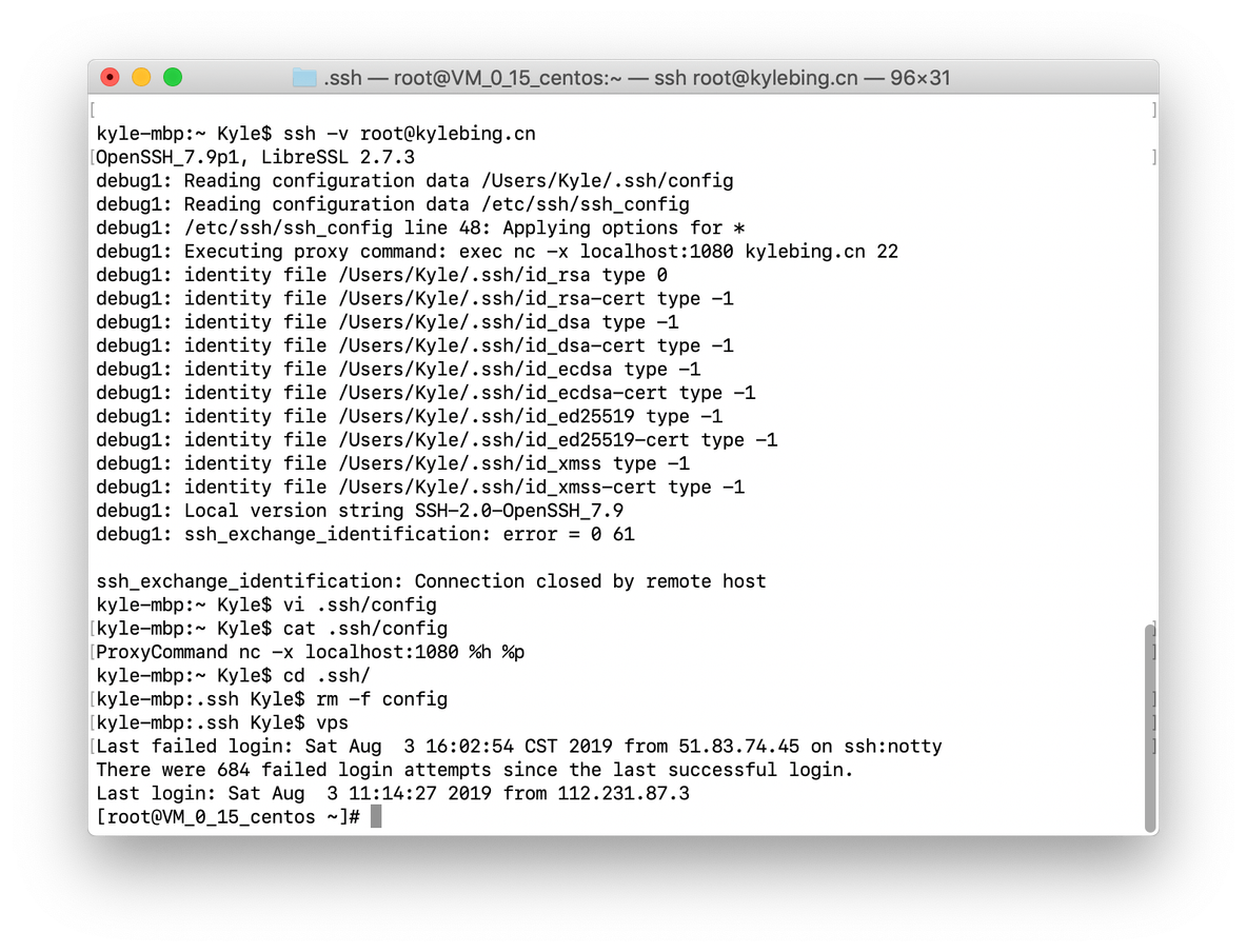 ssh_exchange_identification: Connection closed by remote host 错误_代理