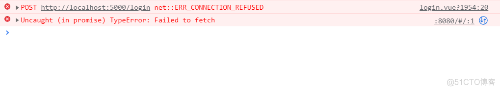 Vue：net::ERR_CONNECTION_REFUSED_服务器