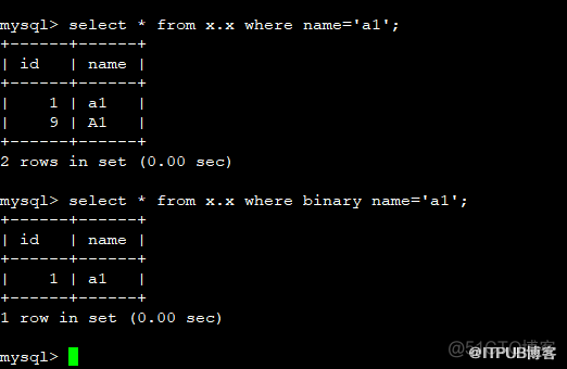 TiDB与MySQL的模糊查询大小写_oracle_04