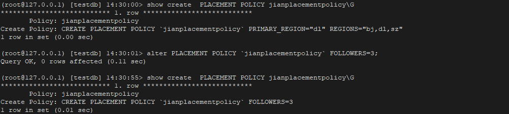 TiDB 6.0 Placement Rules In SQL 使用实践_linux_05