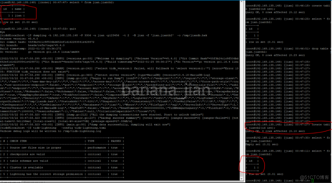 TiDB  Lightning使用实践_sql_07