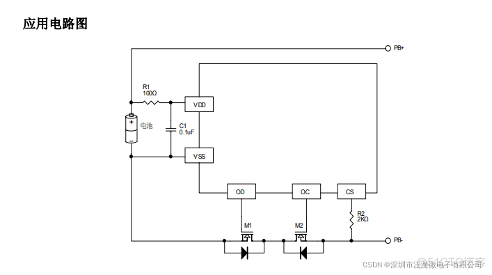 FS2113芯片4.35V/4.4V单节锂电池保护 IC_fpga开发