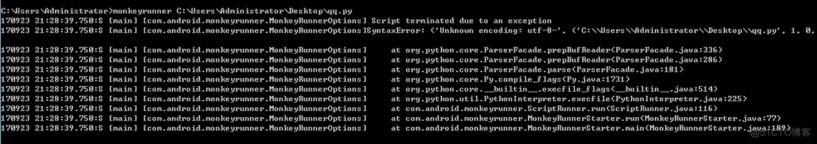 解决：SyntaxError: Non-ASCII character in file_android_02