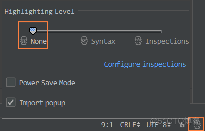 如何去除pycharm中代码下的波浪线_python_02