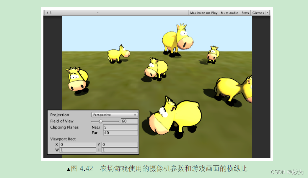 Unity Shader入门精要第四章：学习Shader 所需的数学基础--坐标空间_投影矩阵_34