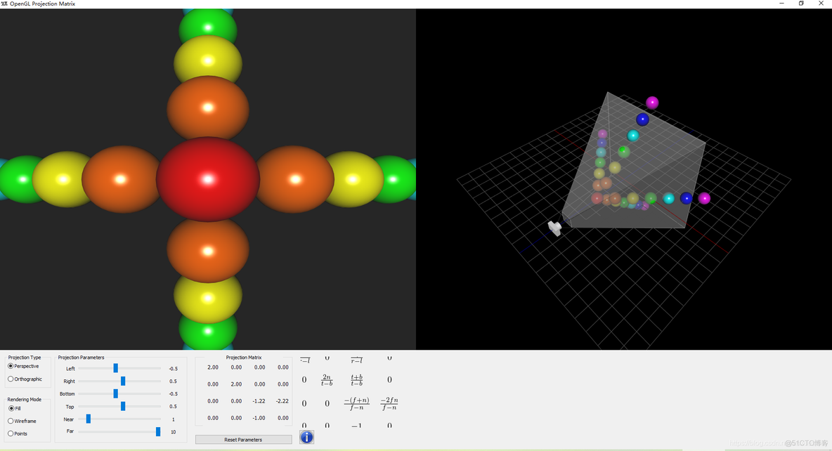 openGL投影矩阵（OpenGL Projection Matrix）_ide