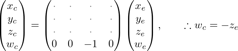 openGL投影矩阵（OpenGL Projection Matrix）_投影矩阵_11