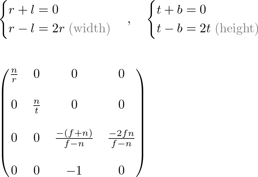 openGL投影矩阵（OpenGL Projection Matrix）_opengl投影矩阵推导_29