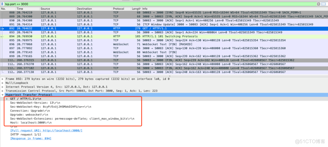 WebSocket 基础与应用系列（一）—— 抓个 WebSocket 的包_服务端_10