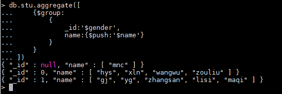 MongoDB之聚合aggregate操作_数组_04