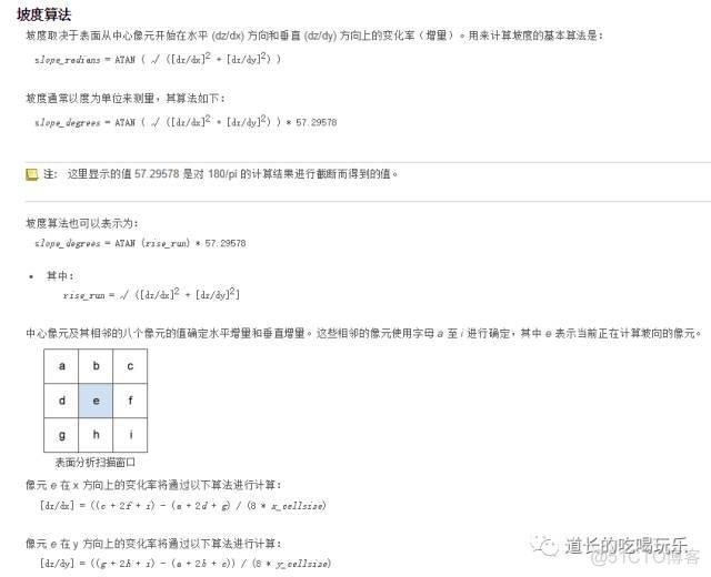 如何用Python模拟ArcGIS做坡度分析_九宫格_02