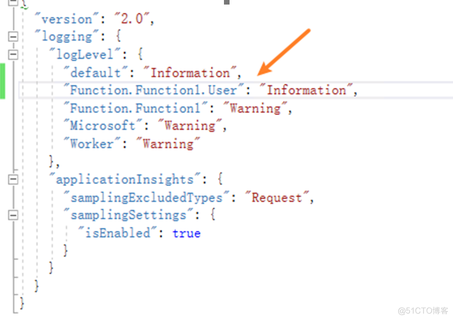 【Azure Application Insights】在Azure Function中启用Application Insights后，如何配置不输出某些日志到AI 的Trace中_Application Insights_02