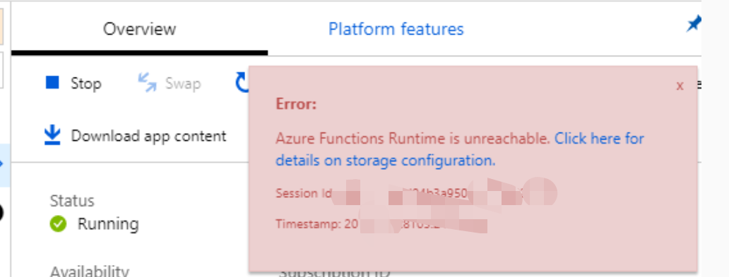 【Azure 应用服务】由 Azure Functions runtime is unreachable 的错误消息推导出 ASYNC(异步）和 SYNC(同步）混用而引起ThreadPool耗尽问题_App Service