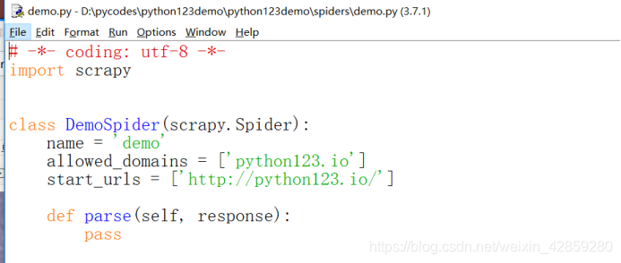 python之Scrapy框架的第一个爬虫_python_05