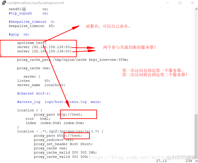 Nginx下配置虚拟主机：（基于IP地址，基于端口，基于域名）！反向代理！负载均衡！详细的那种！_php_31