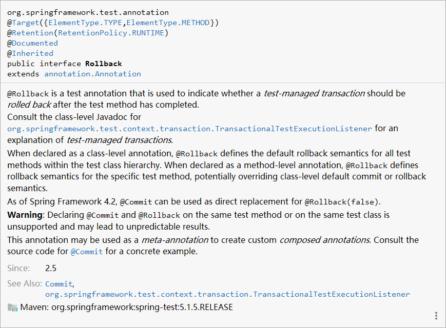 junit-spring-test-rollback-51cto-spring-test