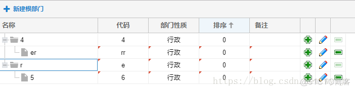 extjs6 树节点的添加与删除及表格中按钮状态变更_表单