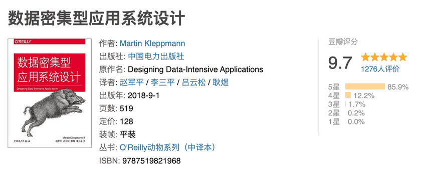 豆瓣平均 9.x，分布式领域的 5 本神书！_分布式系统_03