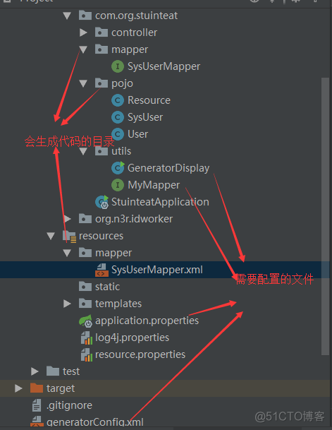 Springboot+Mybaties代码生成器_main方法