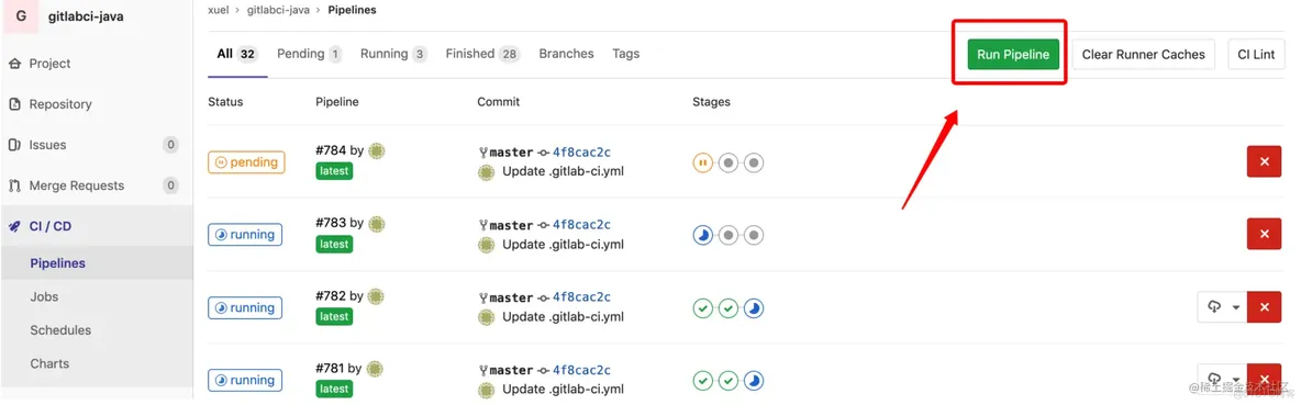 实战Kubernetes Gitlab CI_git_05