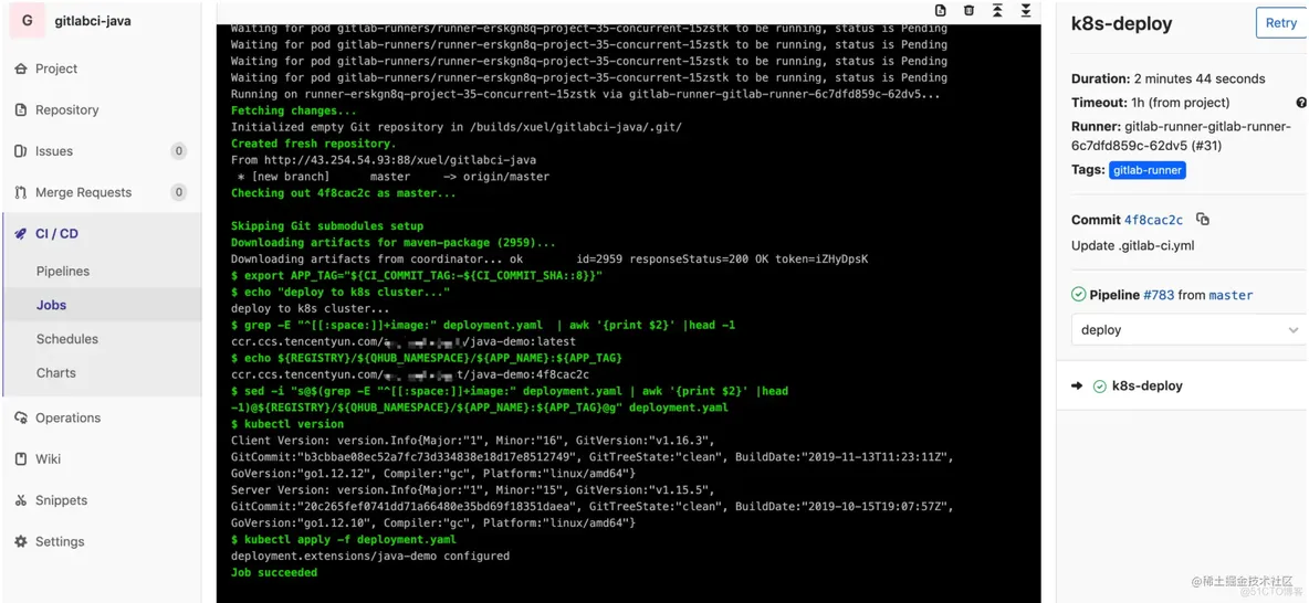 实战Kubernetes Gitlab CI_Kubernetes_10