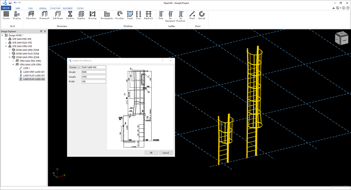 PipeCAD-平台上的立梯_PipeCAD_02