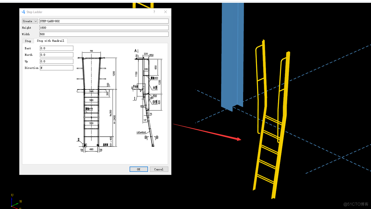 PipeCAD-立梯建模_建模