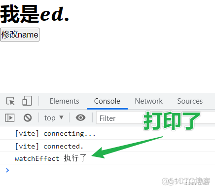 # Vue3 watchEffect 侦听器_响应式